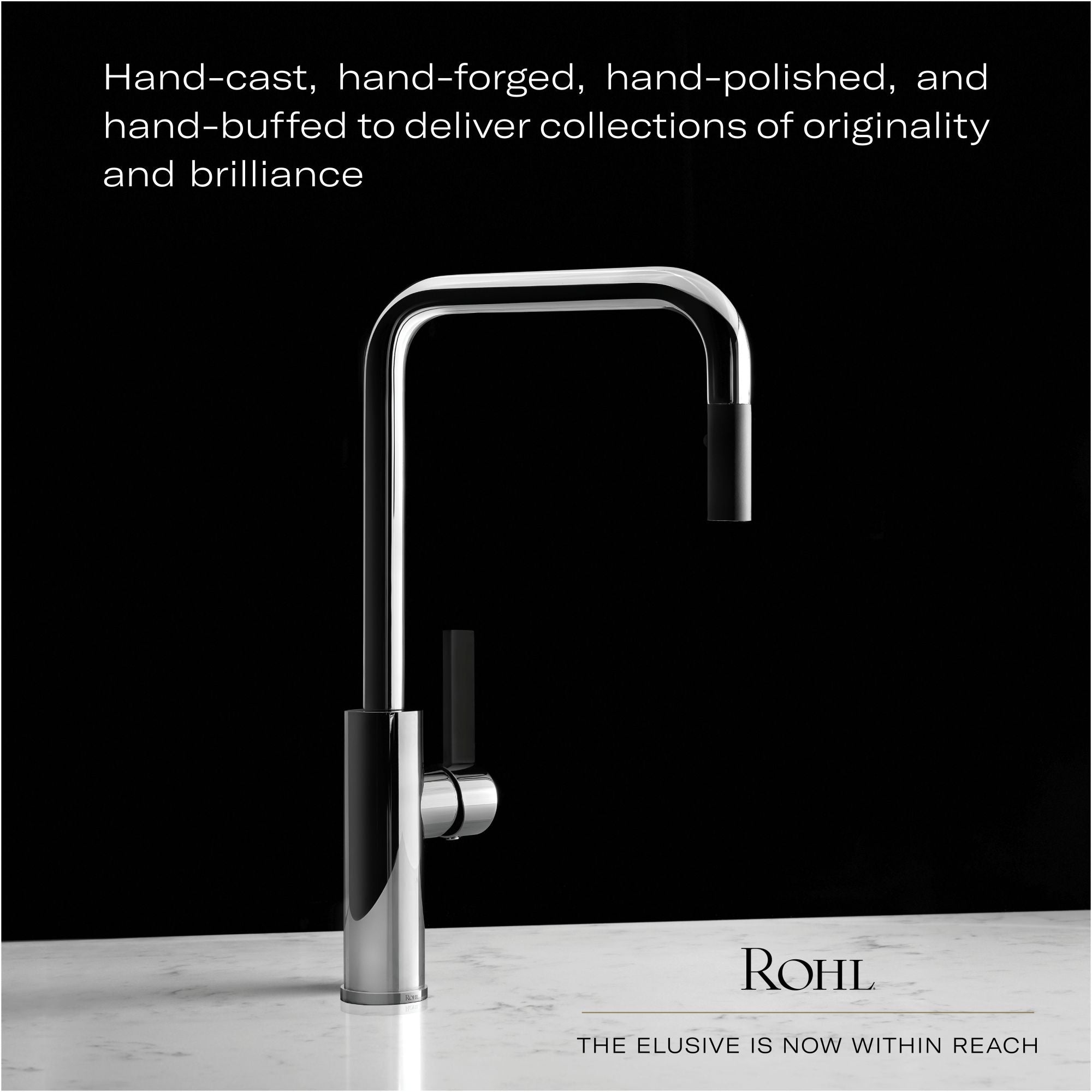 Rohl Italian Kitchen San Julio Single Hole Dual Handle Bar/Food Prep Mixer Faucet In Polished Nickel With 5