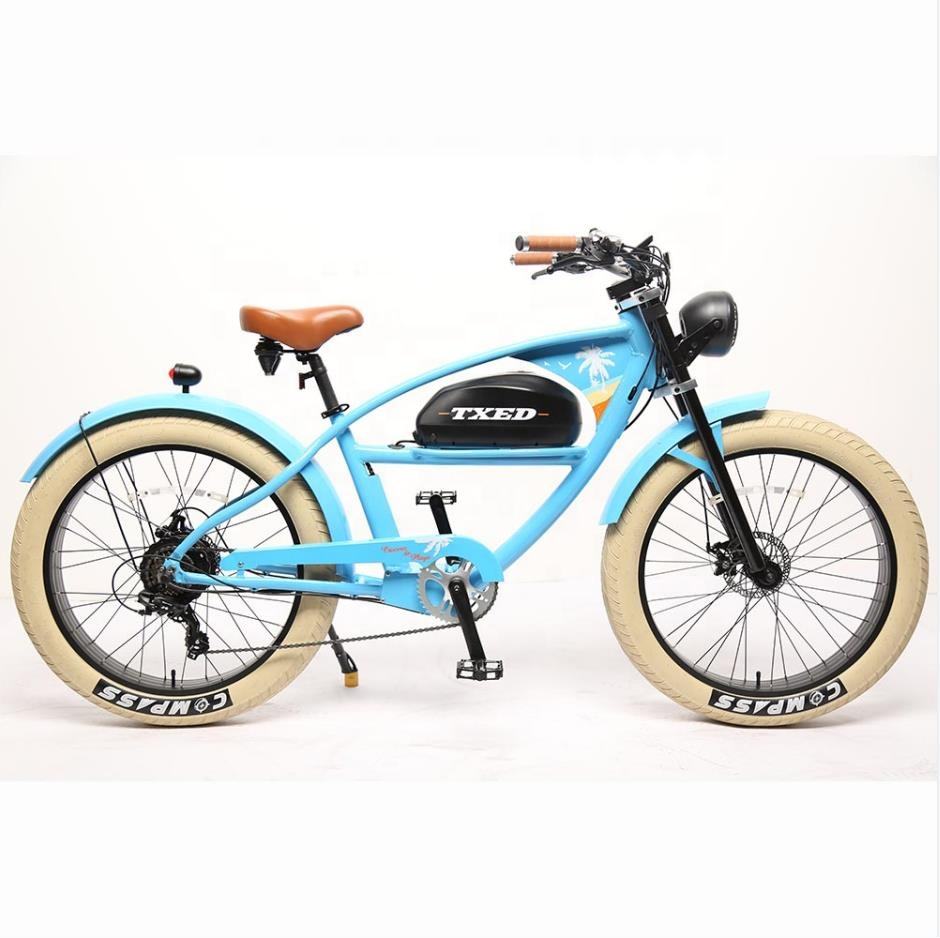 TXED fat tire cruiser ebike 48V/500W motor 26\