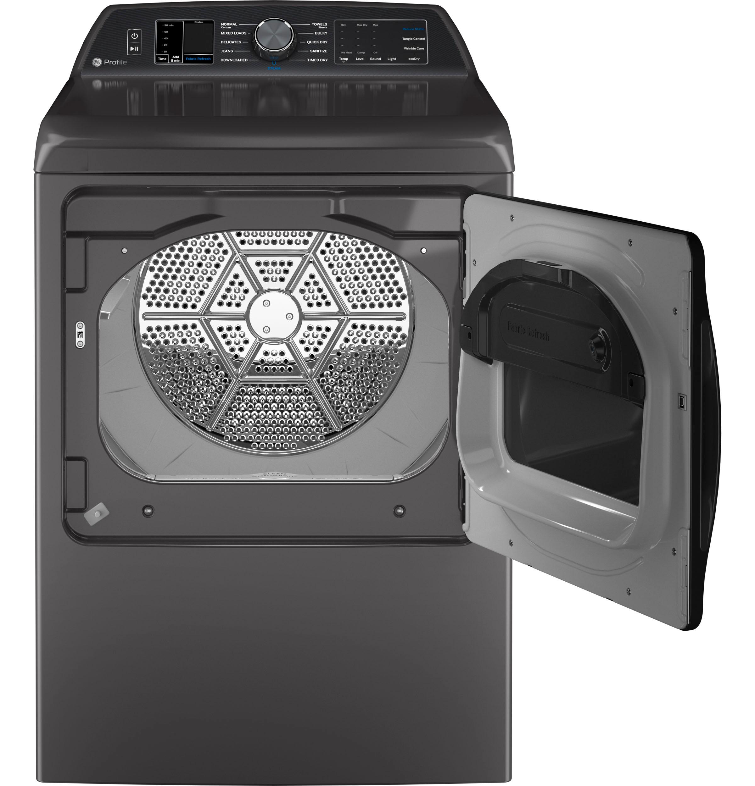 Ge Appliances PTD90EBPTDG Ge Profile™ 7.3 Cu. Ft. Capacity Smart Electric Dryer With Fabric Refresh