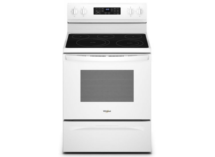 Whirlpool 5.3 Cu. Ft. White Electric 5-In-1 Air Fry Oven