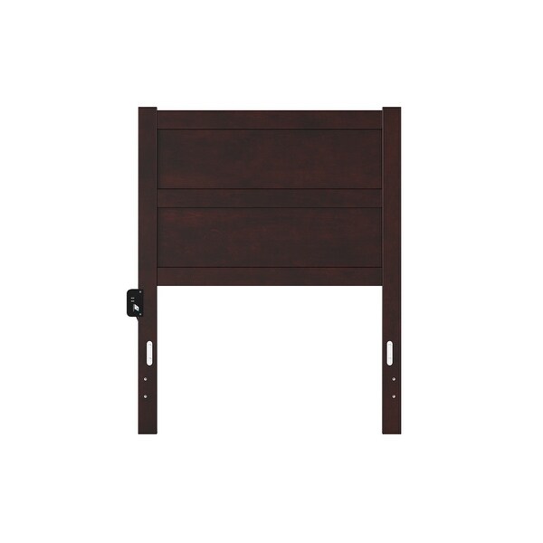 NoHo Twin Panel Headboard in Espresso - - 37219653