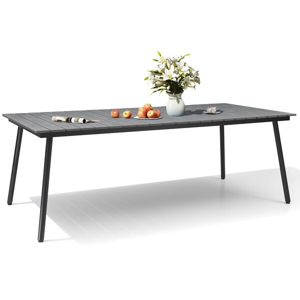 VredHom Outdoor Patio Aluminum Dining Table