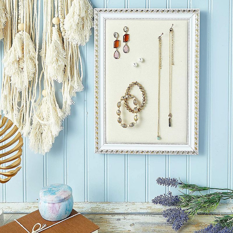 Okuna Outpost Hanging Jewelry Display Board with 40 Pins (9.8 x 13.75 x 0.75 In)