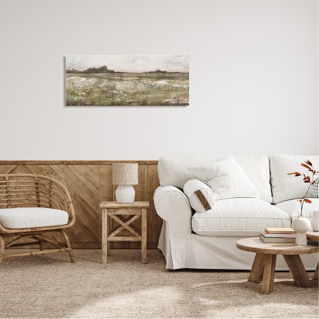 Stupell Industries Rural Country Meadow Canvas Wall Art