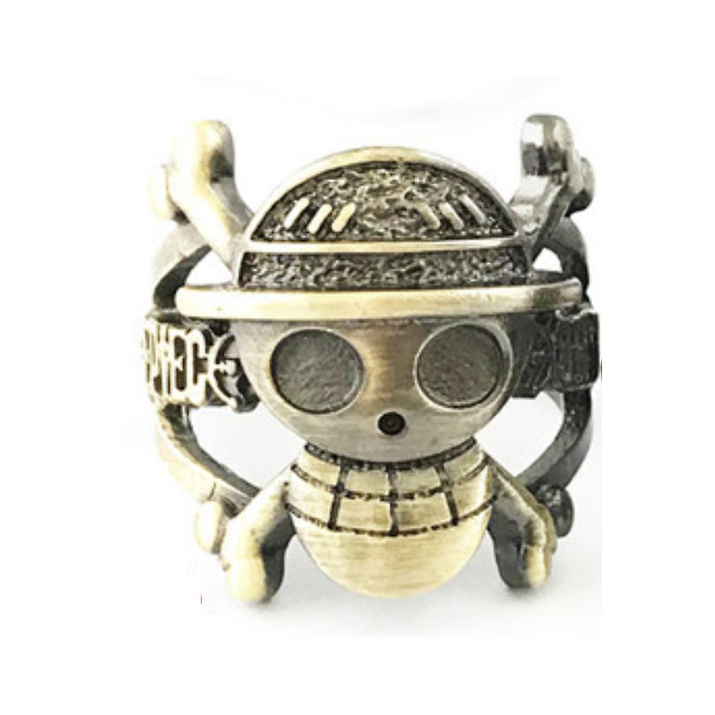 One Piece Ring Luffy Skull Hollow Ring Anime