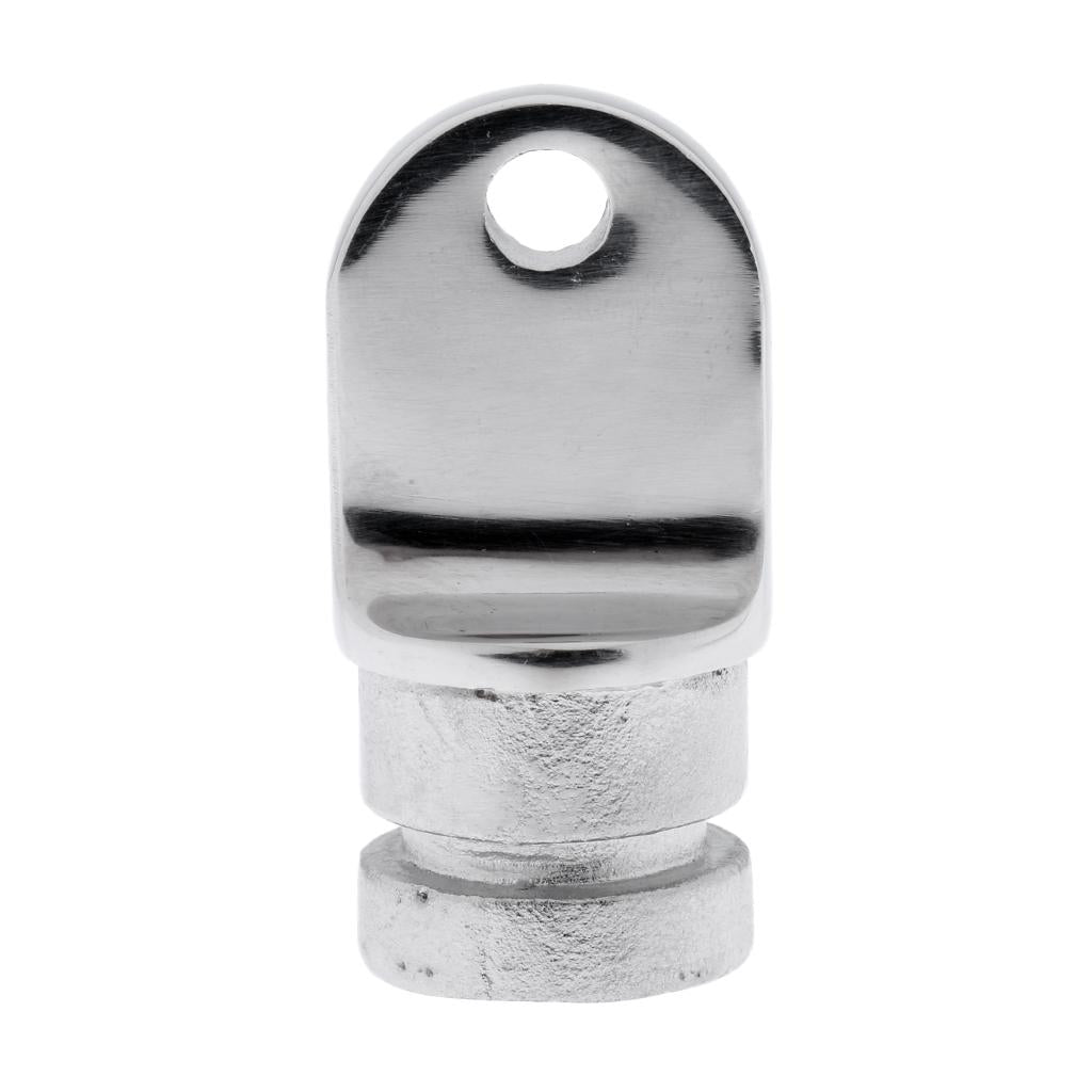 Boat Bimini Top Fitting Inside Eye Round End for 22mm 7/8'' Tube/Pipe - Marine Grade 316 Stainless l