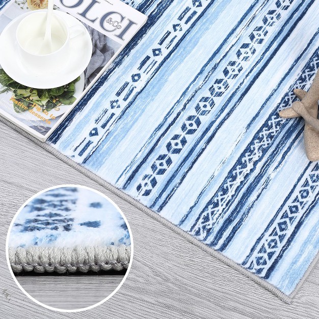 Farmhouse Boho Print Area Rug