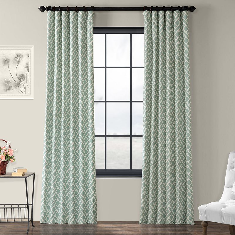 EFF 1-Panel Martinique Printed Window Curtain