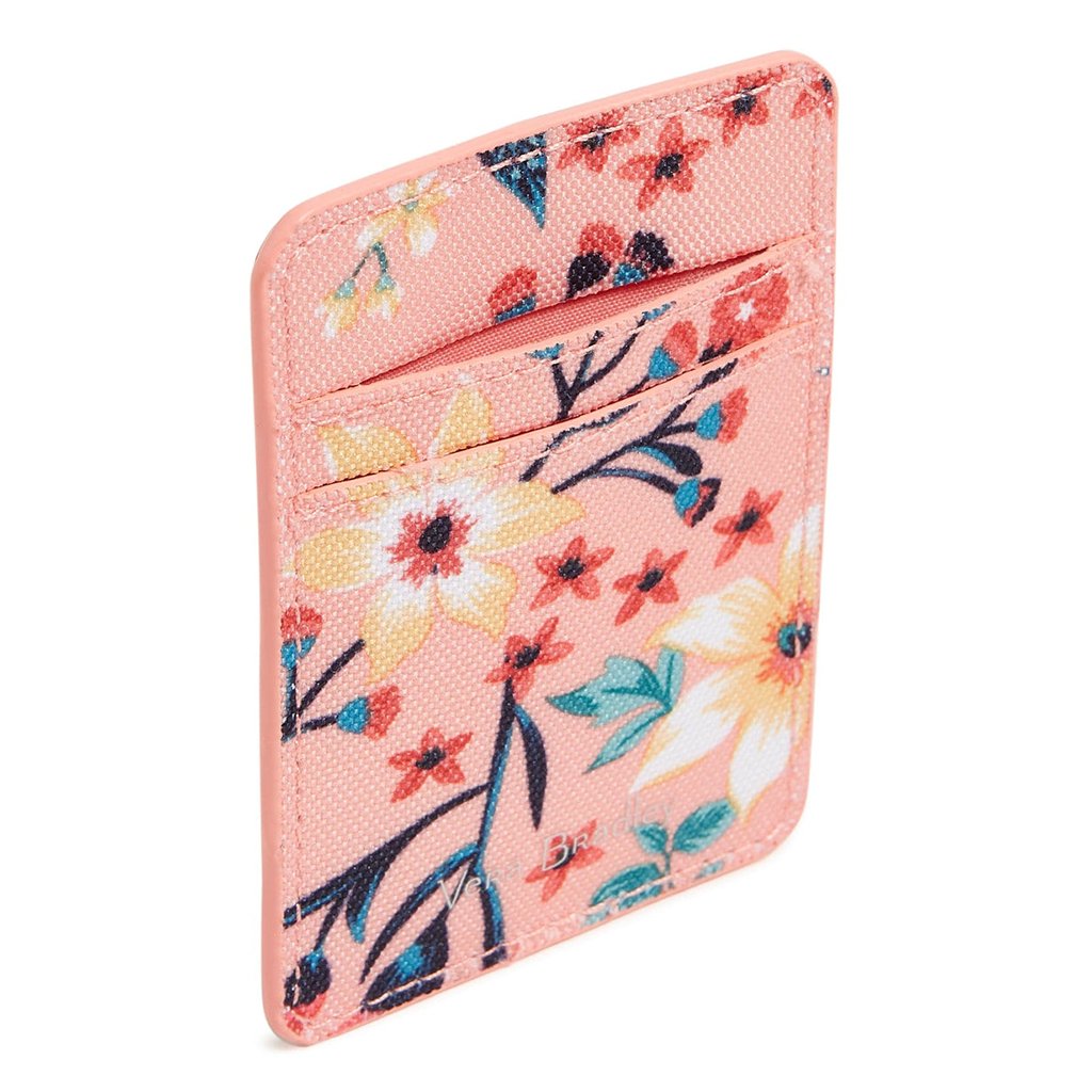 Vera Bradley  Adhesive Phone Wallet in Paradise Bright Coral