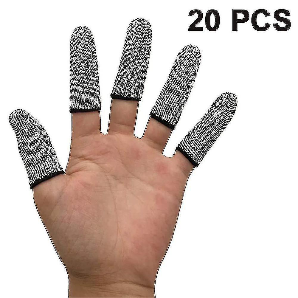 12/20 Pcs Finger Cots Cut Resistant Protector， Finger Covers For Cuts