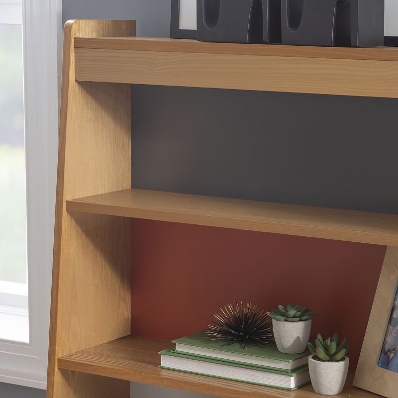 Linon Perry 4-Shelf Multicolored Bookshelf