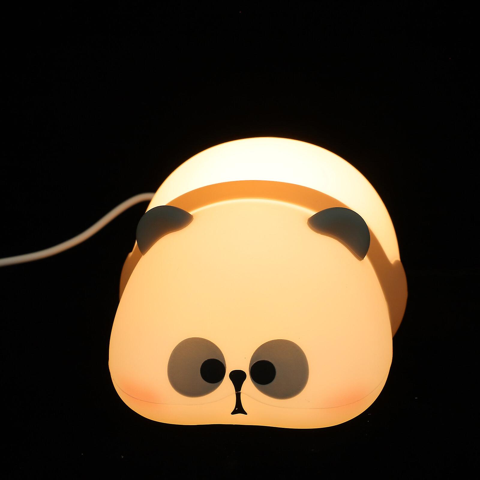 Panda Night Light Silicone Tap Lamp Cute Night Lamp Rechargeable Night Light For Kids