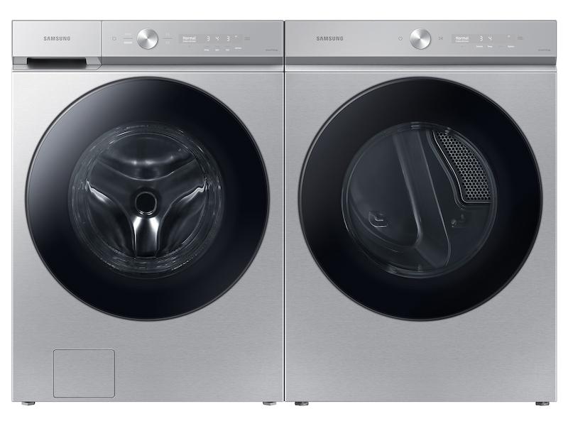 Samsung WF53BB8700AT Bespoke 5.3 Cu. Ft. Ultra Capacity Front Load Washer With Super Speed Wash And Ai Smart Dial In Silver Steel