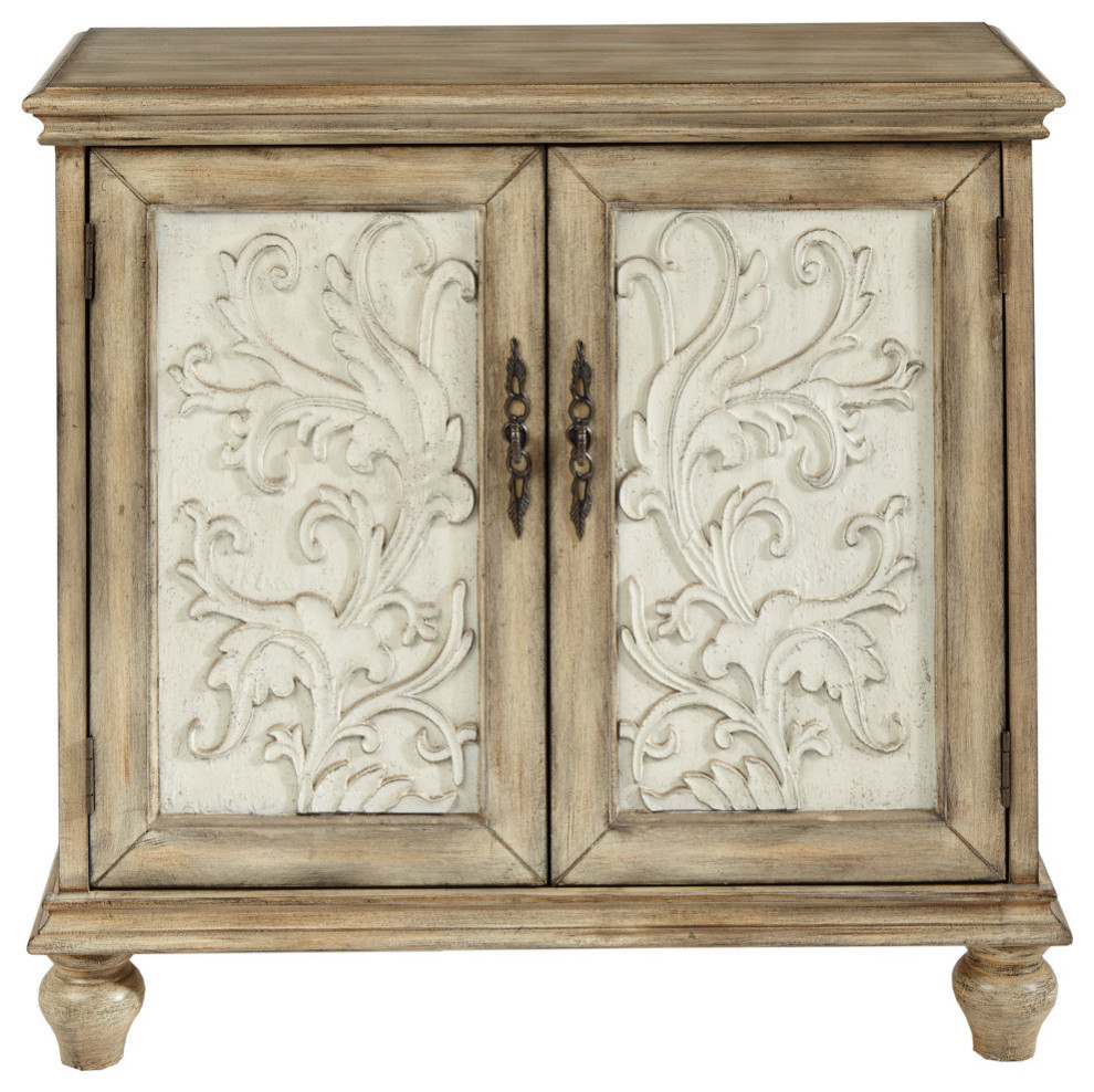 Madison Park Driscoll 2 Door Cabinet   French Country   Accent Chests And Cabinets   by Olliix  Houzz