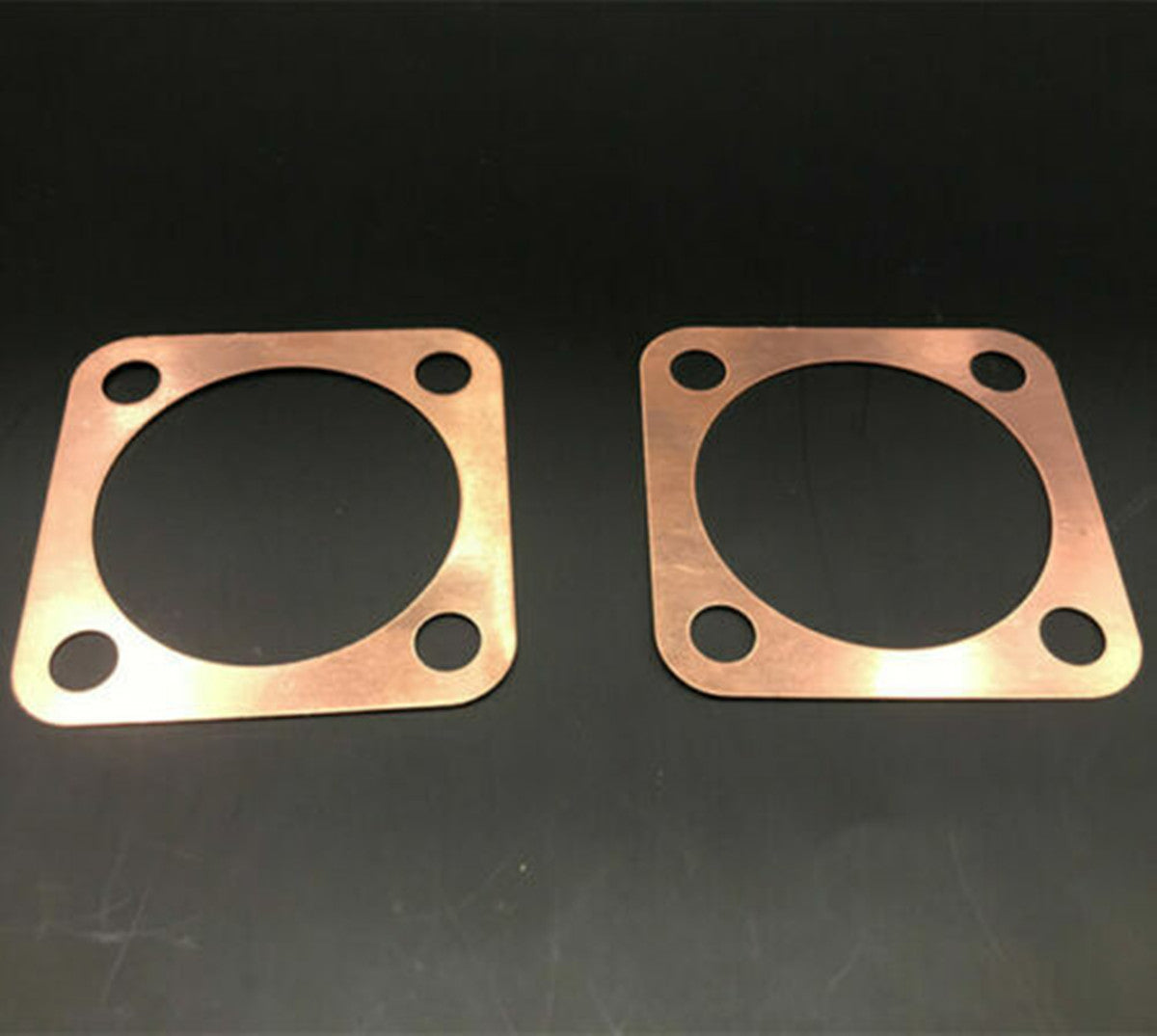 CDHPOWER 66CC/80CC Cylinder Copper Gasket 2pcs， Cylinder Head Gaskets 2 Stroke Engine Motorized Bike