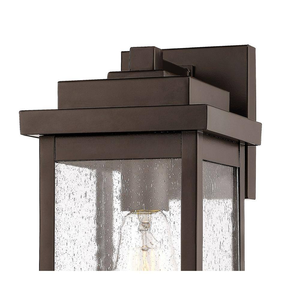 Millennium Lighting 1-Light 7.5 in. Powder Coat Bronze Outdoor Sconce Wall Lantern 2661-PBZ