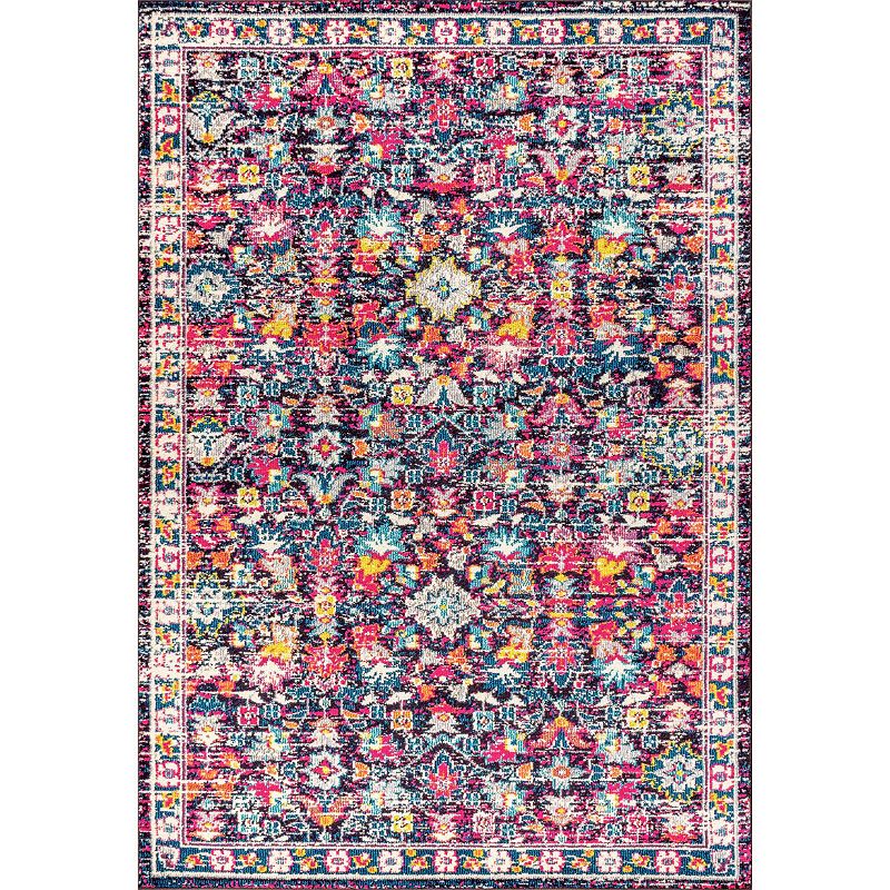 JONATHAN Y Modern Persian Boho Floral Rug