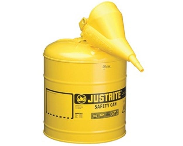 Justrite Safety 5 Gallon Diesel Can - 7150212