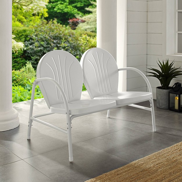 Griffith Outdoor Loveseat White Crosley