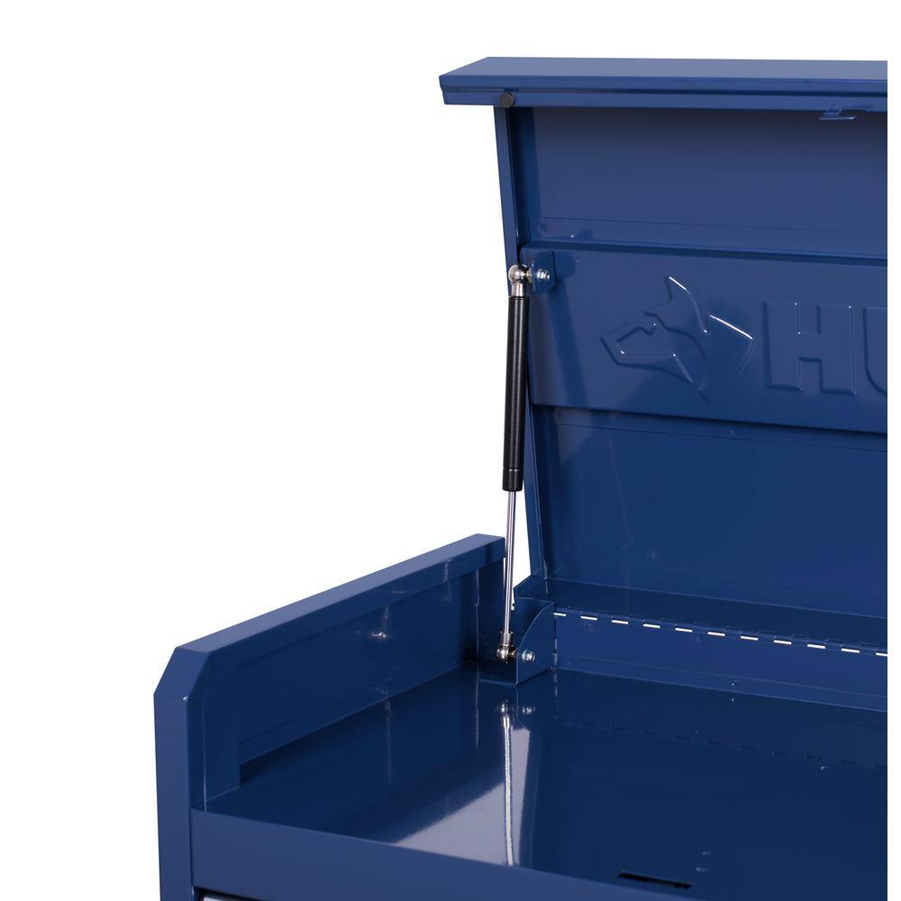 Husky 27 in. 10-Drawer Blue Tool Chest Combo H27CH5TR5BLU