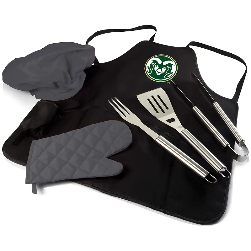 Picnic Time Colorado State Rams BBQ Apron Pro Grill Set