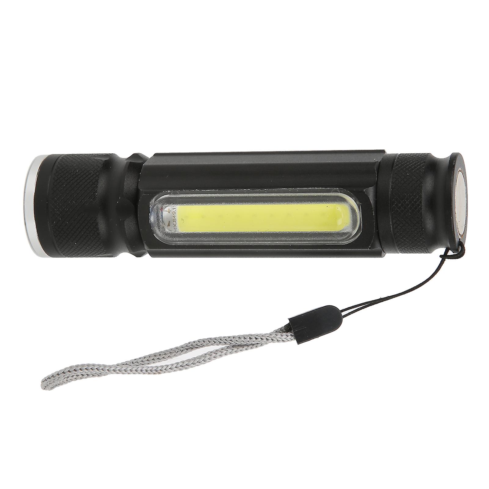 Flashlight Rechargeable Portable Aluminium Waterproof Nonslip Wearproof Pocket Flashlight