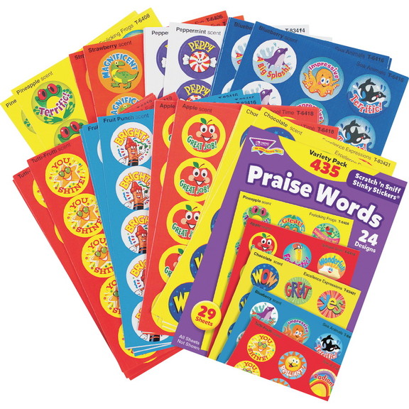 Trend Praise Words Jumbo Stinky Stickers