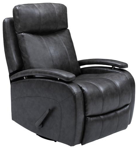 8 3610 Duffy Swivel Glider Recliner  Gray   Contemporary   Recliner Chairs   by BisonOffice  Houzz