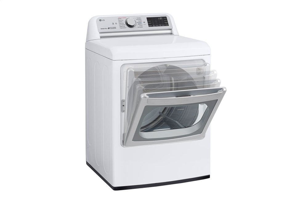 Lg DLEX7800WE 7.3 Cu.Ft. Smart Wi-Fi Enabled Electric Dryer With Turbosteam™