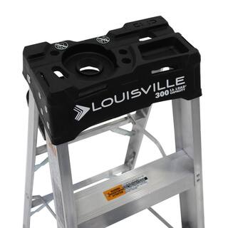 Louisville Ladder 6 ft. Aluminum Step Ladder with 300 lbs. Load Capacity Type IA Duty Rating AS3006