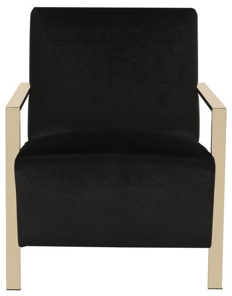 Natalie Accent Chair Black   Modern   Armchairs And Accent Chairs   by Virgil Stanis Design  Houzz