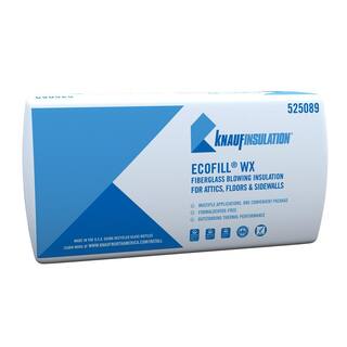 Knauf Insulation EcoFill Wx R-11-R-60 Fiberglass Blown-In Insulation 28.6lb 525089