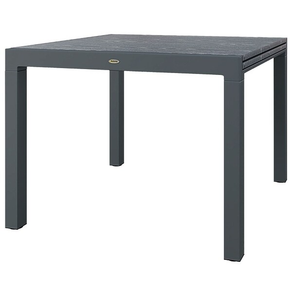 Rectangle Extendable Outdoor Aluminum Dining Table