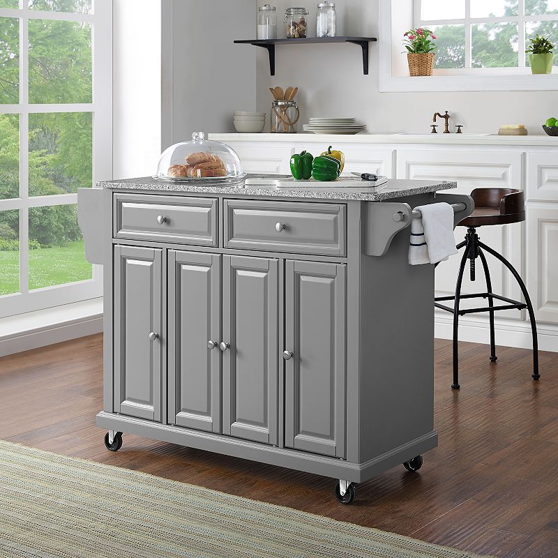 Crosley Full Size Granite Top Kitchen Cart