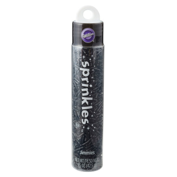 Wilton 710 9962 Black Jimmies Sprinkle Tube for Ca...