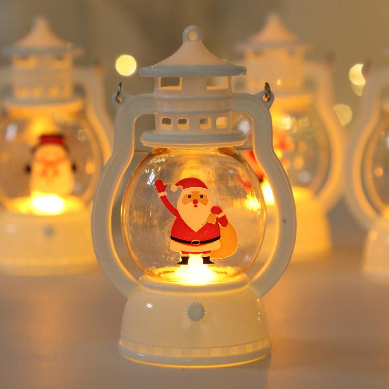 Christmas Decoration Lantern Portable Led Small Oil Lamp