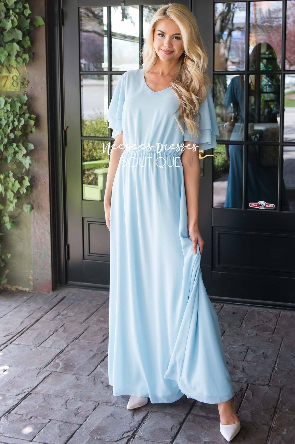 The Chloe Chiffon Maxi Dress