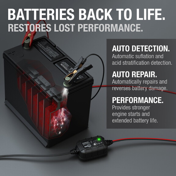 NOCO GENIUS2 NOCO GENIUS2 6V/12V 2A Smart Battery ...