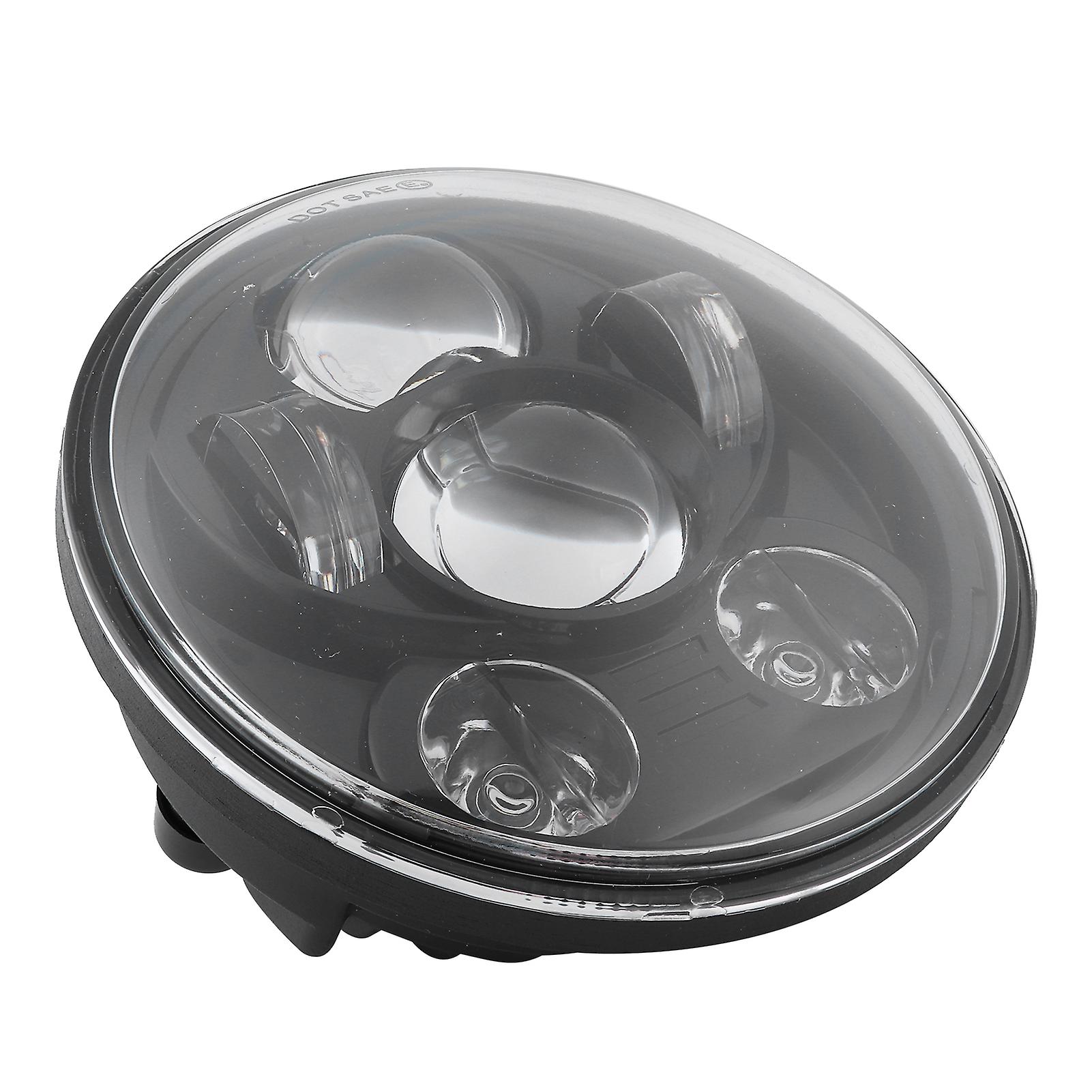 5.75in 75w Led Headlight 6500k High Birhgtness Motorcycle Headlamp Fit For Jeep Wrangler