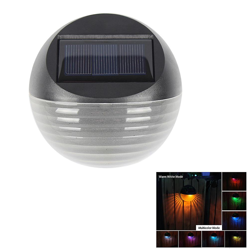 6led Solar Fence Light Wall Light Outdoor Landscape Lamp For Walkway Pathway Yard Garden Courtyard Lighting