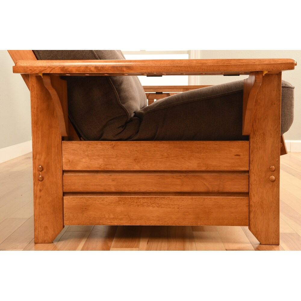 Somette Phoenix Futon Frame in Barbados Finish