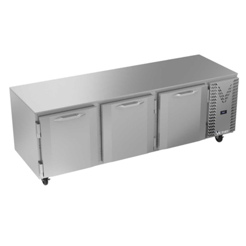 Victory VUR93 Ultraspec Series Undercounter Refrigerator， Three-Section