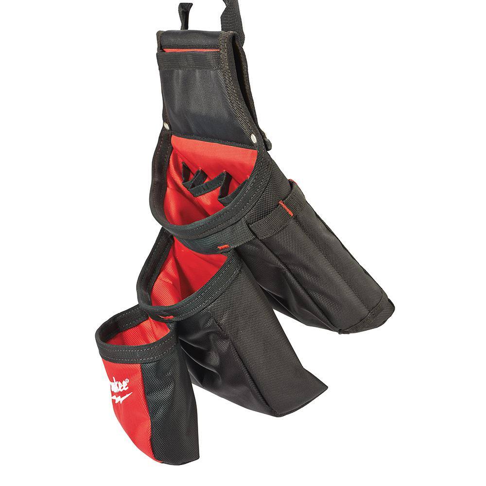 MW General Contractor Work Belt with Suspension Rig with 7-Pocket Compact Utility Pouch 48-22-8120-48-22-8118