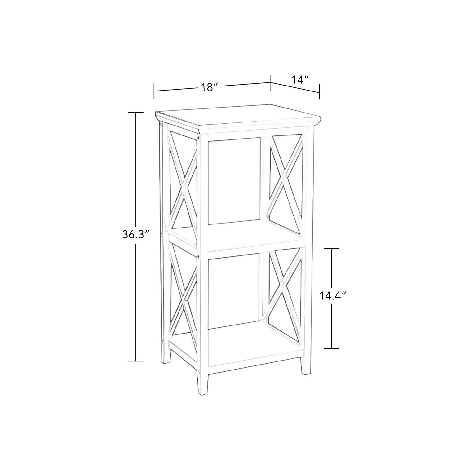 RiverRidge Home La Crosse 36 Storage Tower  White