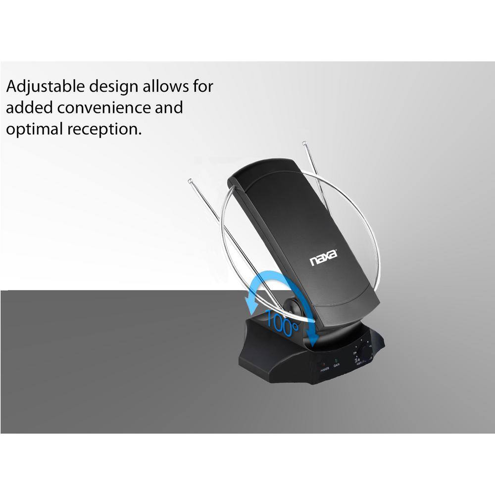 Naxa High Powered Amplified Antenna Suitable For HDTV and ATSC Digital Television NAA-308