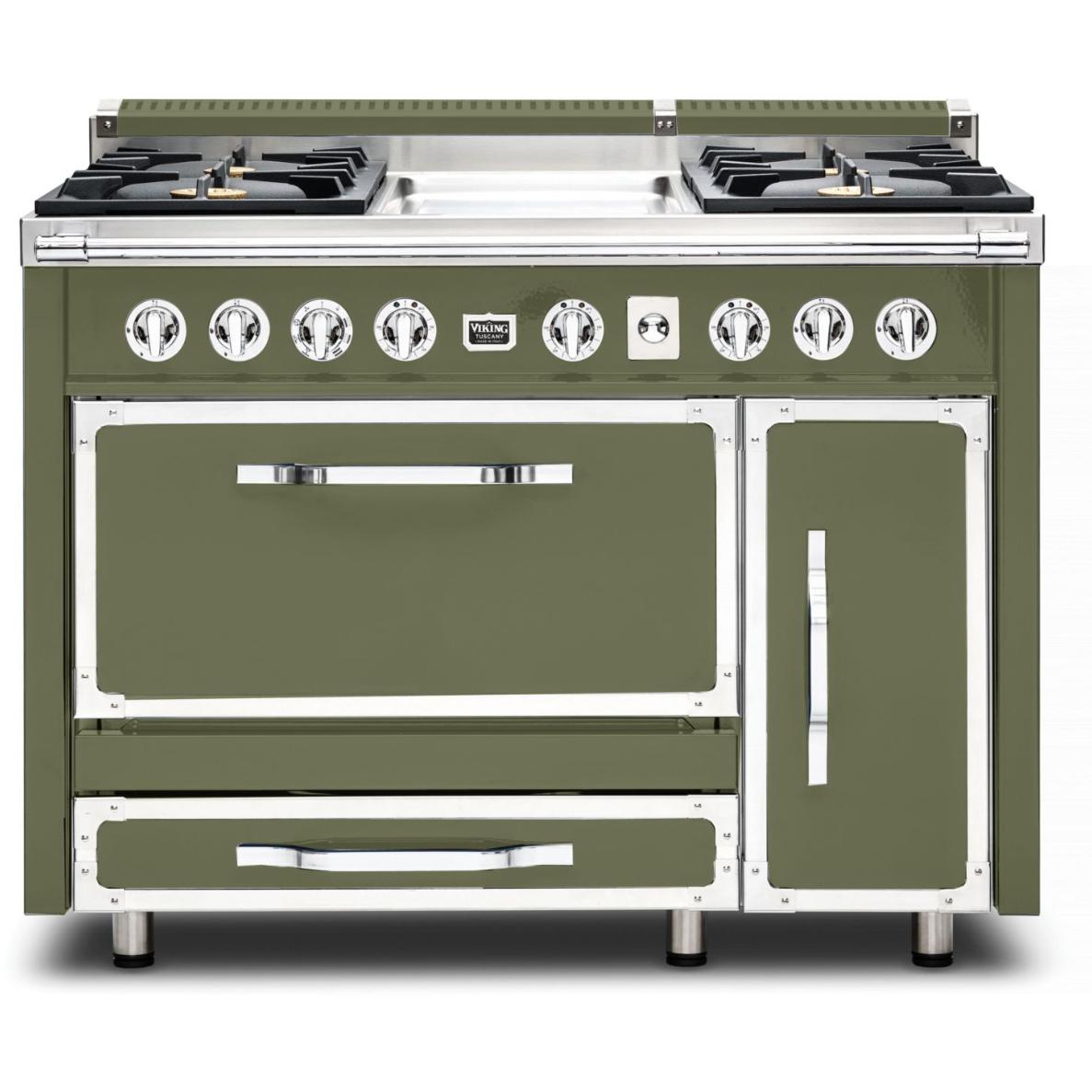 Viking 48-inch Freestanding Dual Fuel Range with True Convection Technology TVDR481-4GCY