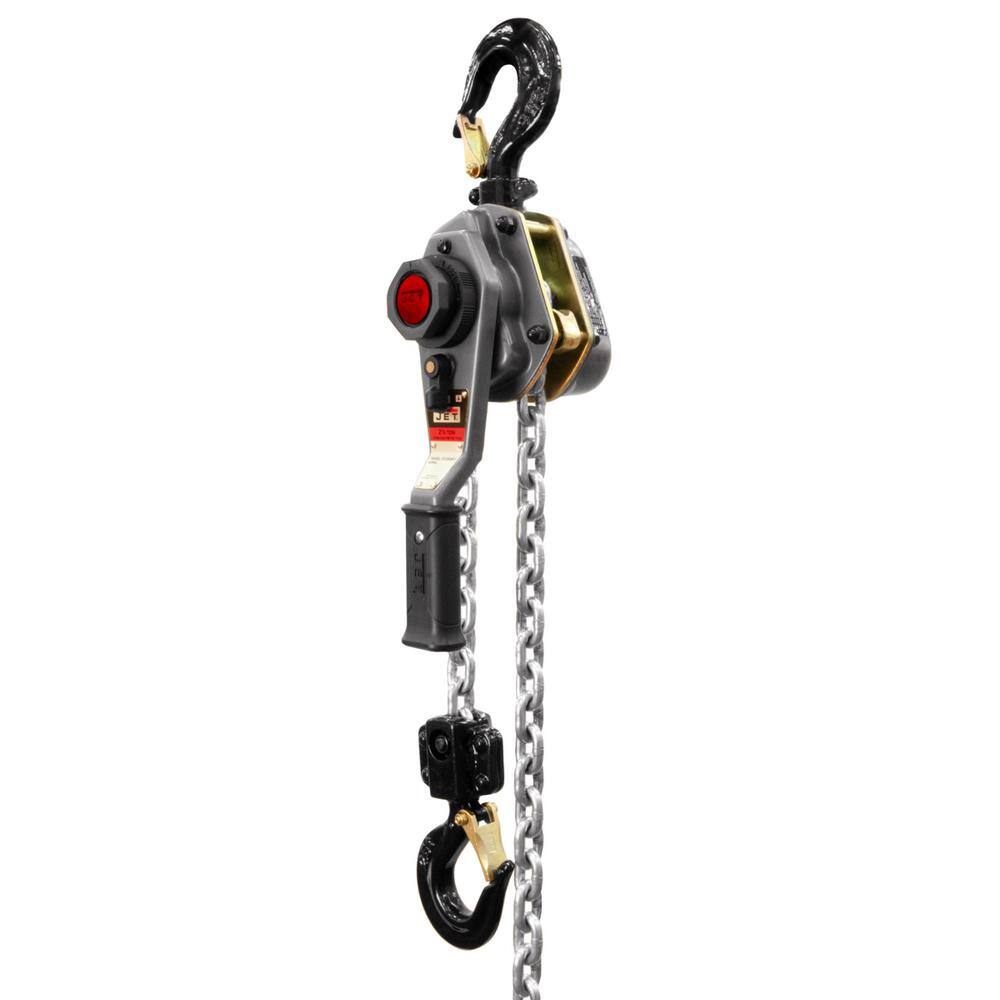 Jet JLH-250WO-10 2-12-Ton 10 ft. Lift Lever Hoist with Overload Protection 376401