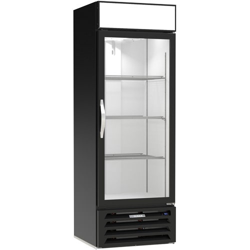 Beverage-Air MMR19HC-1 - Marketmax Swing Glass Door Merchandiser， One Door， Black