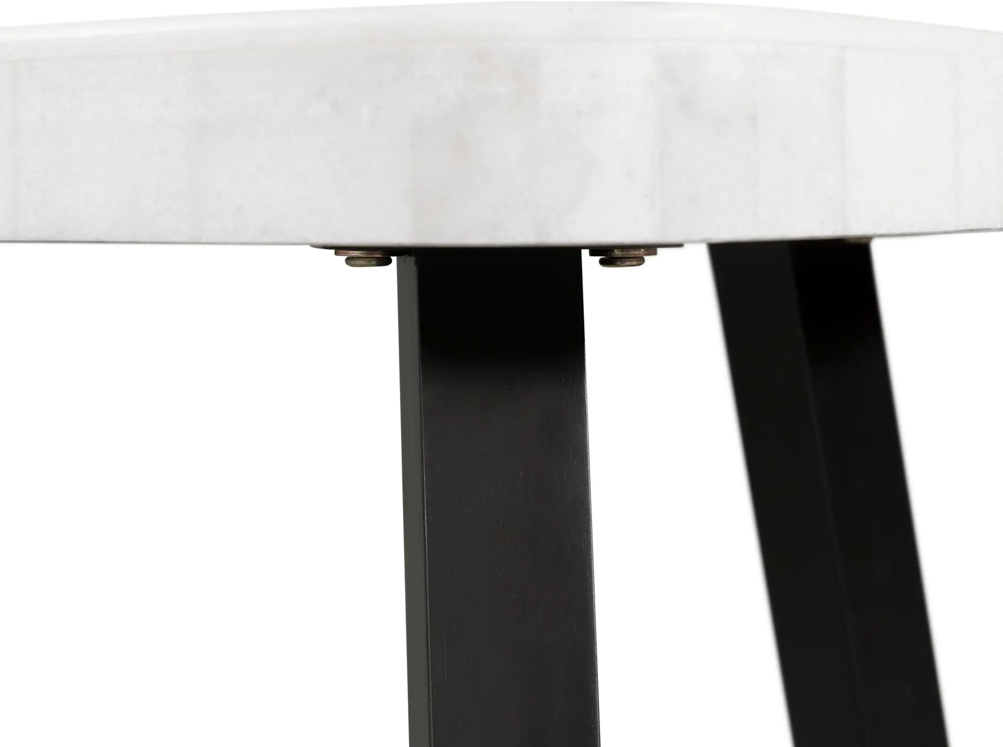 Trinity White Marble End Table