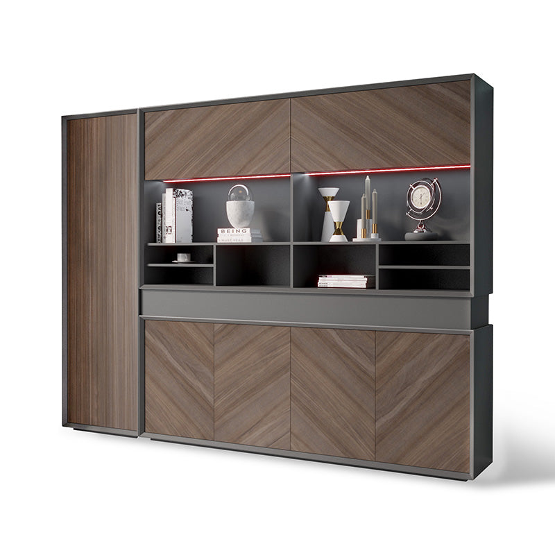 ARMANDO Display Unit 2.6M - Hazelnut & Grey